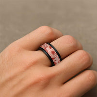 Mokihana Maile Ilima Leis Paniolo Palaka Spinner Ring Hawaiian Ulaula Spirit - Polynesian Pride