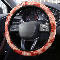 Mokihana Maile Ilima Leis Paniolo Palaka Steering Wheel Cover Hawaiian Ulaula Spirit - Polynesian Pride