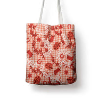 Mokihana Maile Ilima Leis Paniolo Palaka Tote Bag Hawaiian Ulaula Spirit - Polynesian Pride