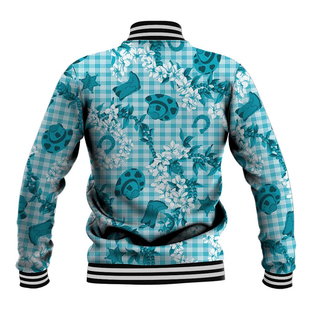 Mokihana Maile Ilima Leis Paniolo Palaka Baseball Jacket Hawaiian Polu Opa Spirit - Polynesian Pride