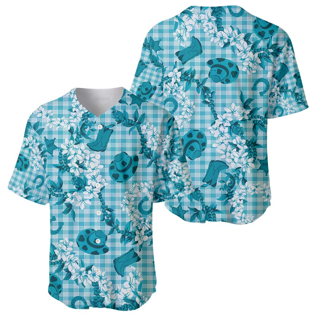 Mokihana Maile Ilima Leis Paniolo Palaka Baseball Jersey Hawaiian Polu Opa Spirit - Polynesian Pride