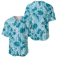 Mokihana Maile Ilima Leis Paniolo Palaka Baseball Jersey Hawaiian Polu Opa Spirit - Polynesian Pride