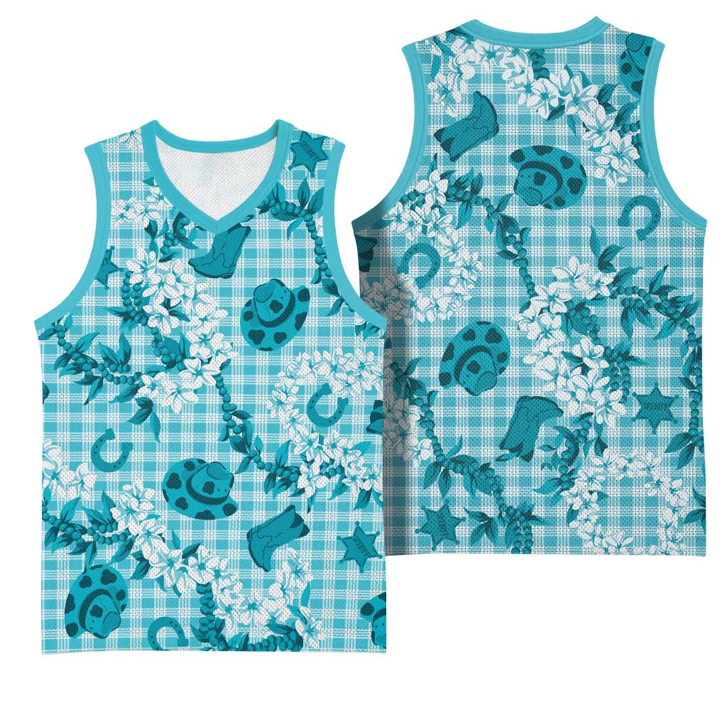 Mokihana Maile Ilima Leis Paniolo Palaka Basketball Jersey Hawaiian Polu Opa Spirit - Polynesian Pride