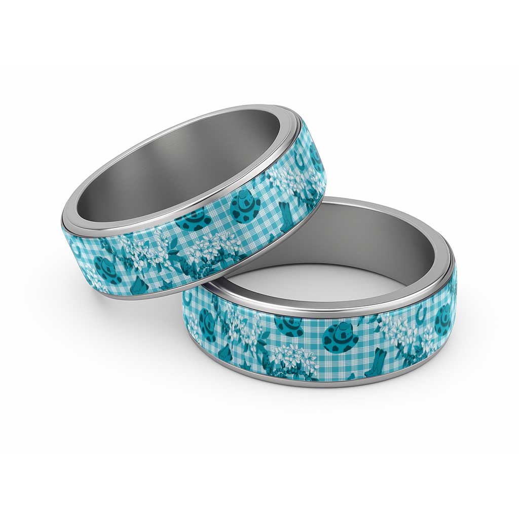 Mokihana Maile Ilima Leis Paniolo Palaka Classic Ring Hawaiian Polu Opa Spirit - Polynesian Pride