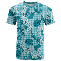 Mokihana Maile Ilima Leis Paniolo Palaka T Shirt Hawaiian Polu Opa Spirit - Polynesian Pride