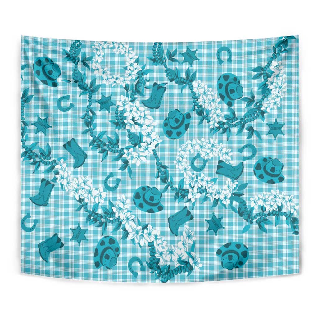 Mokihana Maile Ilima Leis Paniolo Palaka Tapestry Hawaiian Polu Opa Spirit - Polynesian Pride