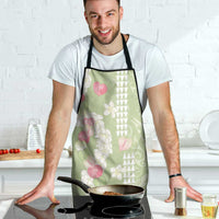 Leaf Green Hawaii Anthurium Plumeria Lei Apron