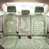 Leaf Green Hawaii Anthurium Plumeria Lei Back Car Seat Cover