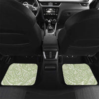 Leaf Green Hawaii Anthurium Plumeria Lei Car Mats