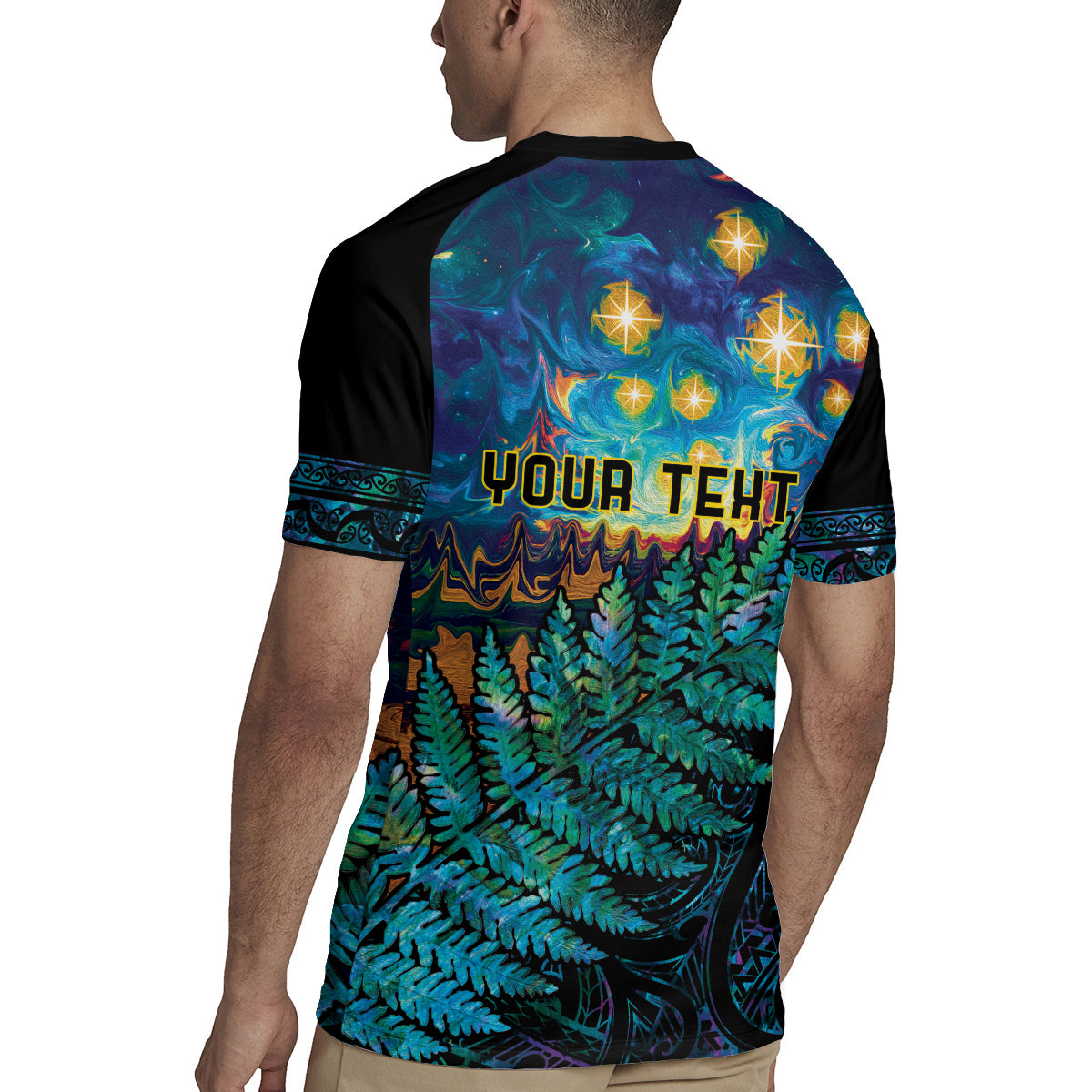 Matariki Te Tau Hou Maori Rugby Jersey New Zealand Silver Fern Night Starry Sky