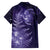 New Zealand Matariki Hawaiian Shirt Purple Milky Way Stars Night Sky