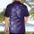 New Zealand Matariki Hawaiian Shirt Purple Milky Way Stars Night Sky