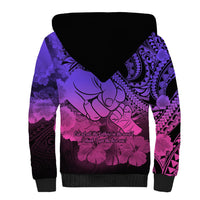 Polynesian Pride Happy Father Day Sherpa Hoodie I Love You Dad - Polynesian Tribal Gradient 2 LT9 - Polynesian Pride