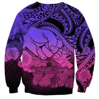 Polynesian Pride Happy Father Day Sweatshirt I Love You Dad - Polynesian Tribal Gradient 2 LT9 - Polynesian Pride