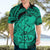 Personalised Polynesian Pride Happy Father Day Hawaiian Shirt I Love You Dad - Polynesian Tribal Green LT9 - Polynesian Pride