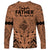 Polynesian Father's Day Gift For Dad Long Sleeve Shirt Super Father In The World - Nude Polynesian Pattern LT9 - Polynesian Pride