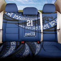Fiji Rugby Pacific Custom Back Car Seat Cover Pasifika Tapa Pattern