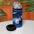 Fiji Rugby Pacific Custom 4 in 1 Can Cooler Tumbler Pasifika Tapa Pattern