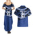 Fiji Rugby Pacific Custom Couples Matching Summer Maxi Dress and Hawaiian Shirt Pasifika Tapa Pattern