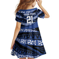 Fiji Rugby Pacific Custom Family Matching Mermaid Dress and Hawaiian Shirt Pasifika Tapa Pattern