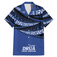 Fiji Rugby Pacific Custom Family Matching Mermaid Dress and Hawaiian Shirt Pasifika Tapa Pattern