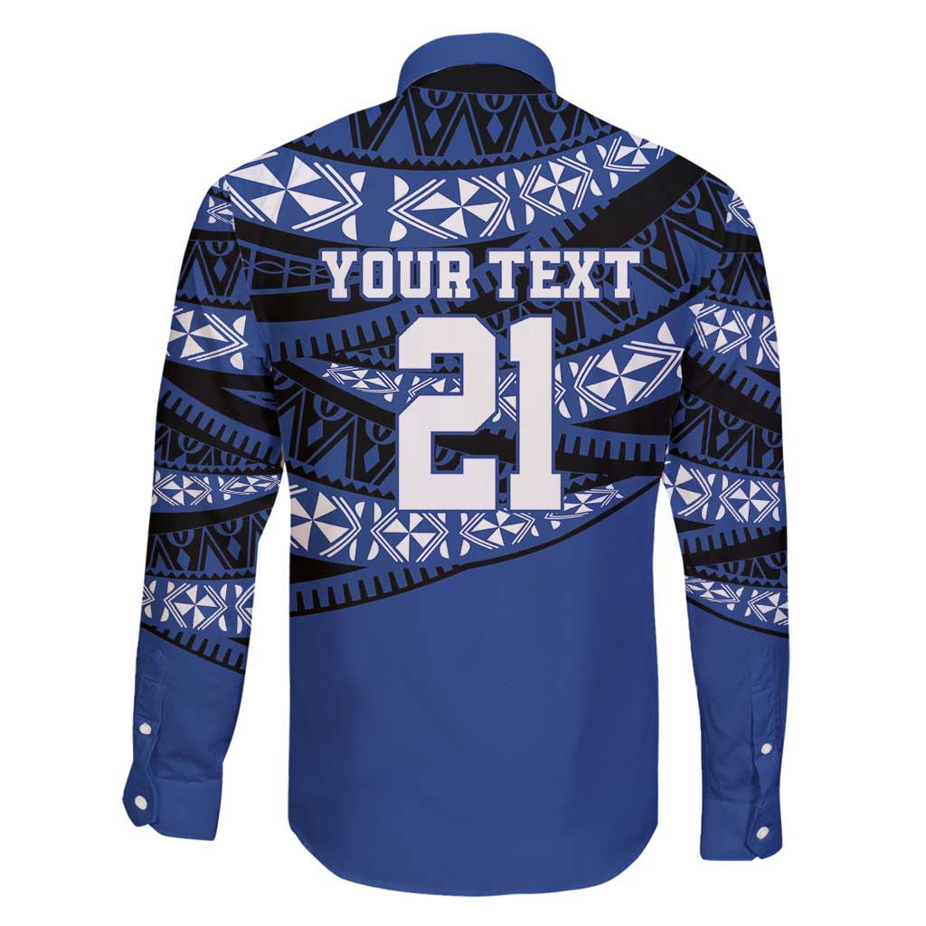 Fiji Rugby Pacific Custom Family Matching Tank Maxi Dress and Hawaiian Shirt Pasifika Tapa Pattern