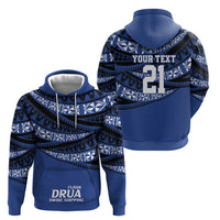 Fiji Rugby Pacific Custom Hoodie Pasifika Tapa Pattern