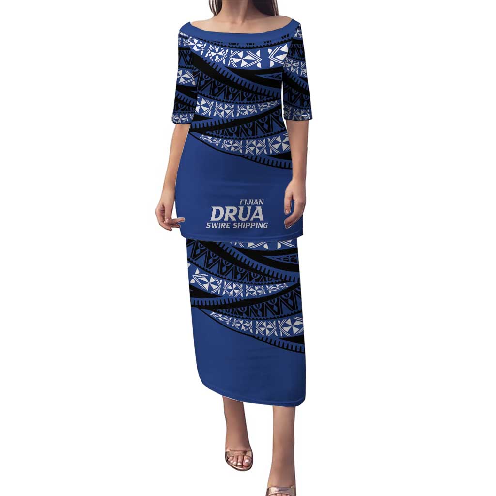 Fiji Rugby Pacific Custom Puletasi Pasifika Tapa Pattern