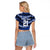 Fiji Rugby Pacific Custom Raglan Cropped T Shirt Pasifika Tapa Pattern