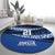 Fiji Rugby Pacific Custom Round Carpet Pasifika Tapa Pattern