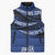 Fiji Rugby Pacific Custom Sleeveless Puffer Jacket Pasifika Tapa Pattern - Polynesian Pride