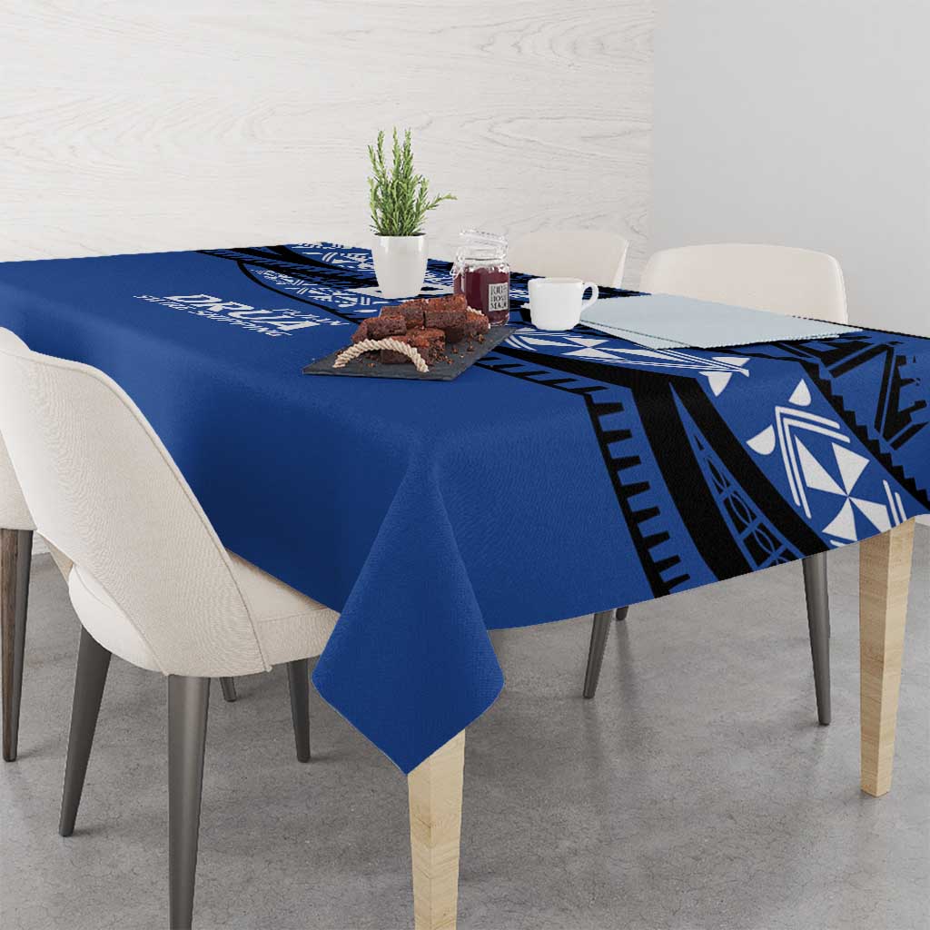 Fiji Rugby Pacific Custom Tablecloth Pasifika Tapa Pattern
