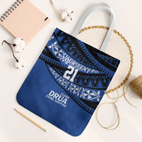 Fiji Rugby Pacific Custom Tote Bag Pasifika Tapa Pattern - Polynesian Pride