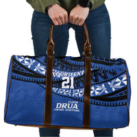 Fiji Rugby Pacific Custom Travel Bag Pasifika Tapa Pattern - Polynesian Pride