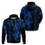 Hawaiian Tribal Hoodie Polynesian Kakau Turtle Blue LT9 - Polynesian Pride