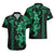 Hawaiian Tribal Hawaiian Shirt Polynesian Kakau Turtle - Green LT9 - Polynesian Pride