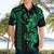 Hawaiian Tribal Hawaiian Shirt Polynesian Kakau Turtle - Green LT9 - Polynesian Pride