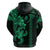 Hawaiian Tribal Hoodie Polynesian Kakau Turtle Green LT9 - Polynesian Pride