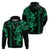 Hawaiian Tribal Hoodie Polynesian Kakau Turtle Green LT9 - Polynesian Pride