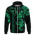 Hawaiian Tribal Hoodie Polynesian Kakau Turtle Green LT9 - Polynesian Pride