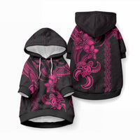Hawaiian Tribal Kakau Turtle - Pink Pet Hoodie LT9 Pullover Pink - Polynesian Pride