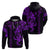 Hawaiian Tribal Hoodie Polynesian Kakau Turtle Purple LT9 - Polynesian Pride