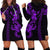 Hawaiian Tribal Hoodie Dress Polynesian Kakau Turtle - Purple LT9 - Polynesian Pride