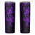 Purple Hawaiian Kakau Turtle Skinny Tumbler Polynesian Tribal