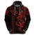 Hawaiian Tribal Hoodie Polynesian Kakau Turtle Red LT9 - Polynesian Pride