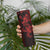 Red Hawaiian Kakau Turtle Skinny Tumbler Polynesian Tribal