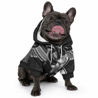 Hawaiian Tribal Kakau Turtle - White Pet Hoodie LT9 - Polynesian Pride