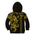 Hawaiian Tribal Kid Hoodie Polynesian Kakau Turtle - Yellow LT9 - Polynesian Pride