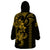 Hawaiian Tribal Wearable Blanket Hoodie Polynesian Kakau Turtle - Yellow LT9 - Polynesian Pride