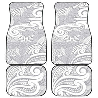 Lotu Tamaiti Samoa Siapo Car Mats White Sunday With Teuila Torch Ginger